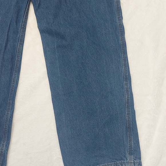 Carhartt Mens 36x34 Flame Resistant Denim Carpenter Work Jeans FRB13DNM - Picture 10 of 10